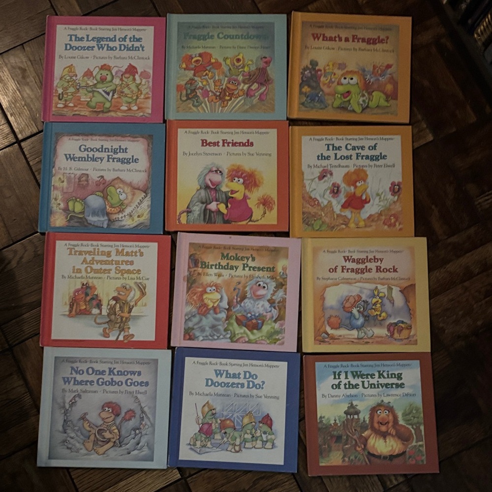 Fraggle Rock Kids Book Collection 1984 vintage
